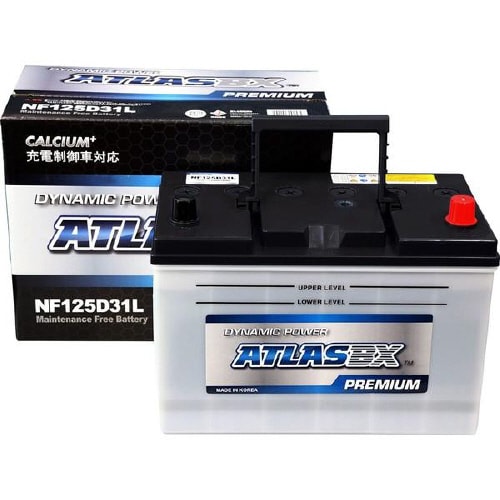 国産車バッテリー AT NF125D31L
