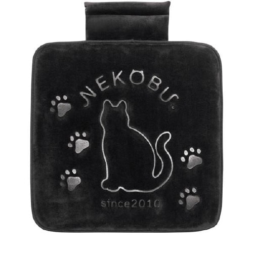 クッション FN猫シルエット 角型 ブラック