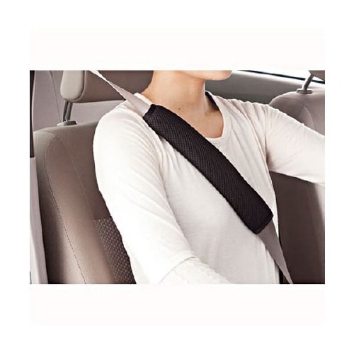 シートベルトカバー モードメッシュ ブラック