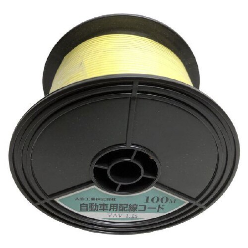 自動車配線シングルコード(二重被覆)