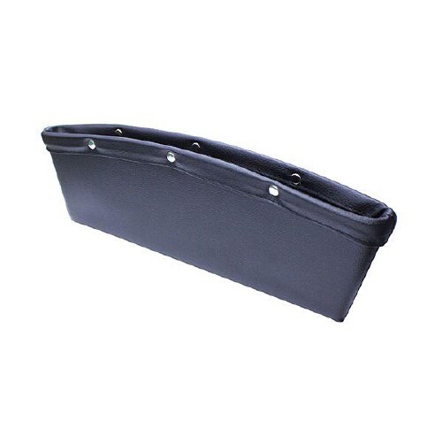 大人の本革調 すきまポケット ブラック