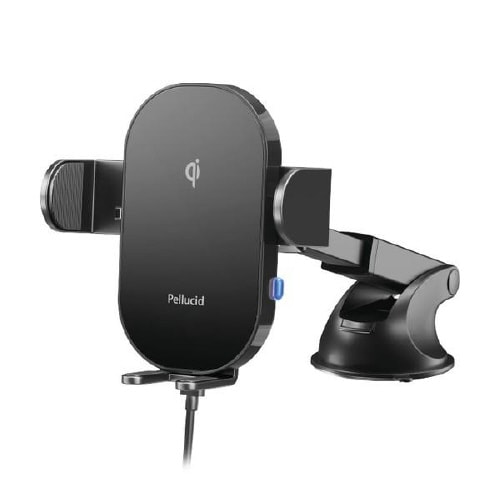 スマホホルダー 自動開閉ロングアーム 吸盤貼付