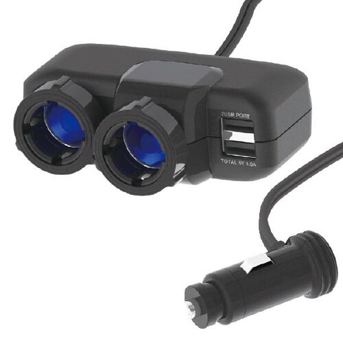 電源シガーソケット 2USB 4.8A