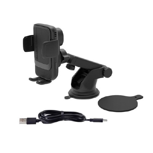 ワイヤレス充電自動開閉ホルダーダッシュボード取付け