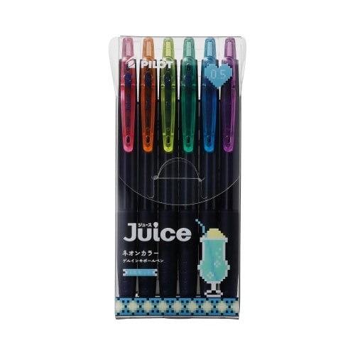 ジュース 0.5mm ネオンカラー 6色セットX5
