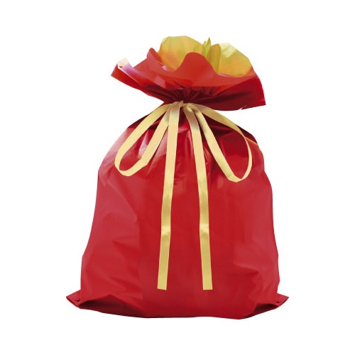 巾着袋 レッド 450×560+120 1P