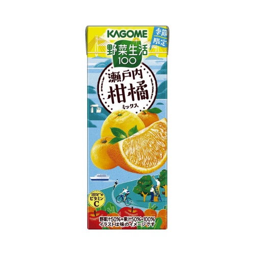 野菜生活瀬戸内柑橘ミックス195ml24本入り