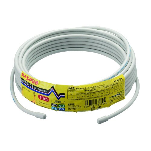 BS・CS ケーブル10m 4Cケーブル