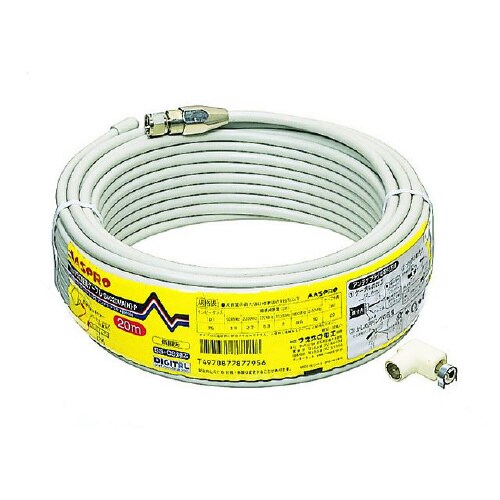 BS・CS ケーブル20m 4Cケーブル