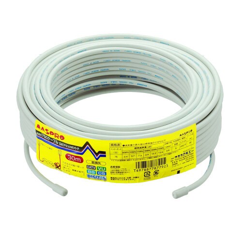 BS・CS ケーブル30m 4Cケーブル