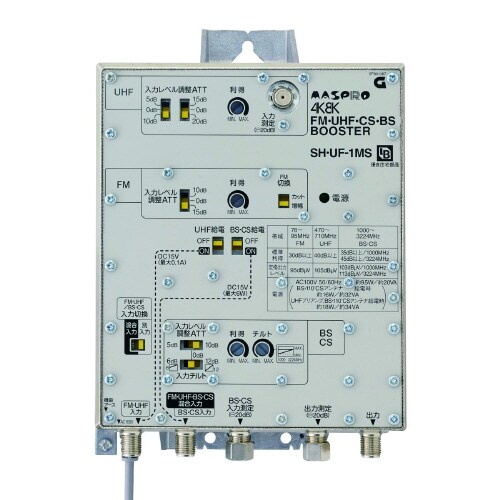 FMUHFCSBSブースタ 40dB