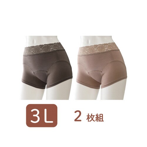 吸水消臭ショーツ ゴムフリー 3L PK