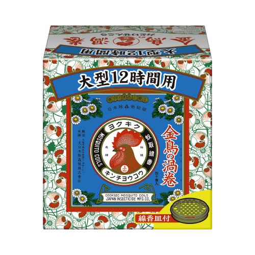 金鳥の渦巻 大型12時間用 (紙函)40巻×12