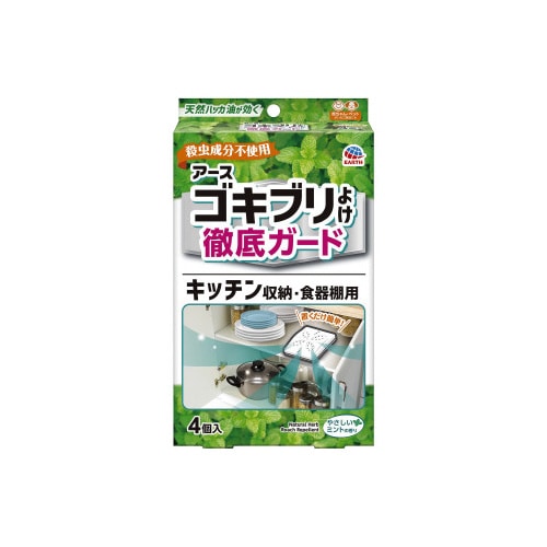 アースゴキブリよけキッチン収納食器棚用4個×24