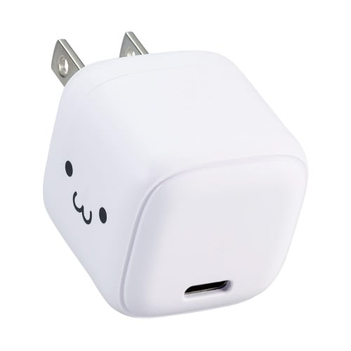 USB充電器 TypeC 小型 軽量 しろちゃん