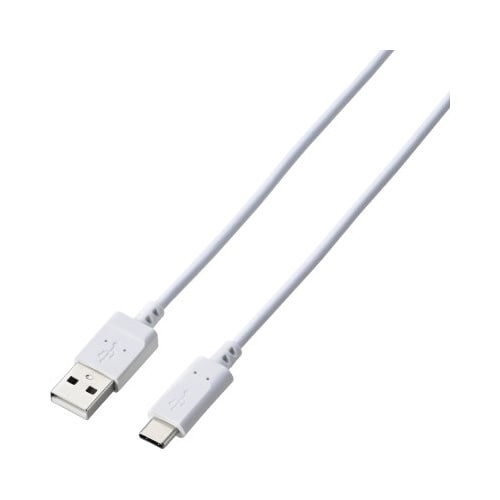タイプCケーブル AtoC 1m 2本セット 白