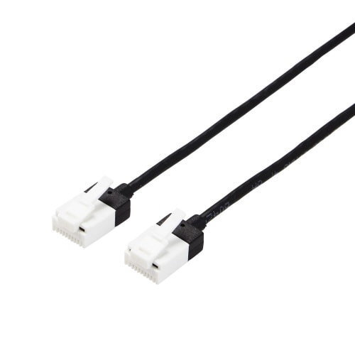 LANケーブル CAT6A 1m 爪折れ防止 黒