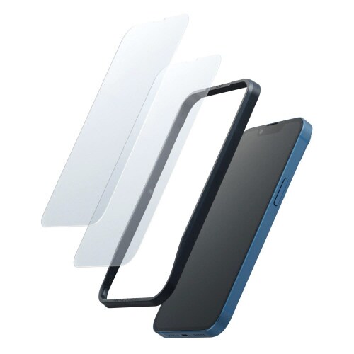 iPhone14 ガラスフィルム 2枚入り 高透明