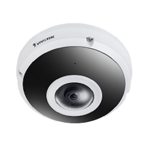 防犯カメラ 500万画素 360° 魚眼 ホワイト