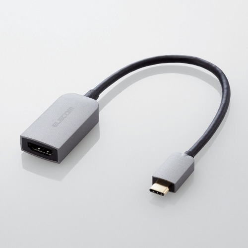 TypeC−HDMI 変換アダプタ シルバー