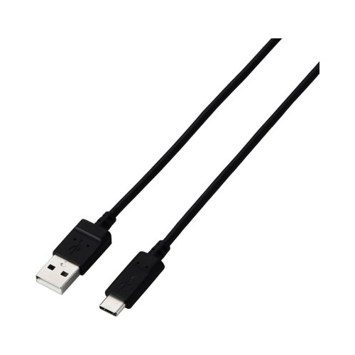 タイプCケーブル AtoC 2m 2本セット 黒