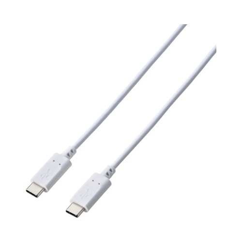 タイプCケーブル 2本セット 2m 白