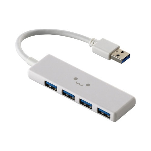USBハブ(USB−A×4)バスパワー しろちゃん
