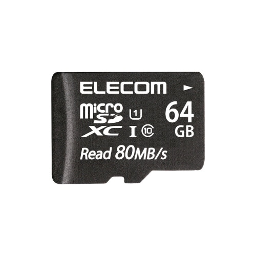 microSDXCカード 64GB 防水 黒