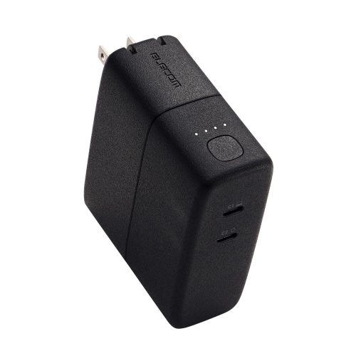 モバイルバッテリー コンセント 67W ブラック