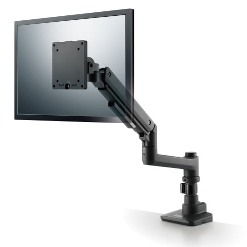 モニターアーム シングル 支柱 高耐荷重 ブラック