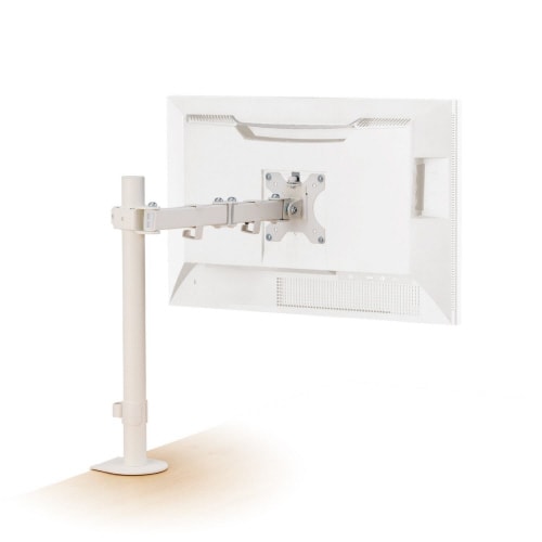 モニターアーム ロング シングル ホワイト