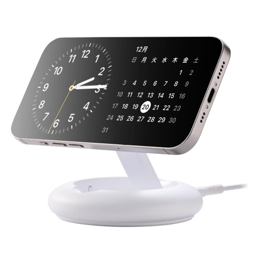 ワイヤレス充電器 Qi2対応 ホワイト