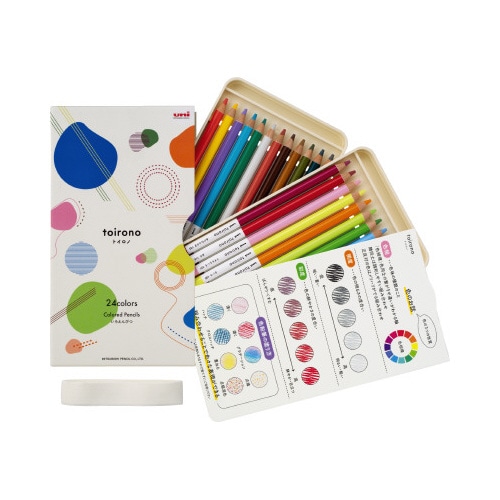色鉛筆 トイロノ 24色セット
