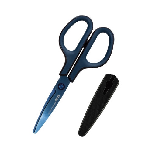 はさみ フィットカットカーブ チタンコート ブルー