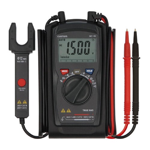 クランプ付デジタルマルチメーター MC−02