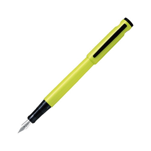 万年筆 ライティブ 中字 アクティブイエロー軸