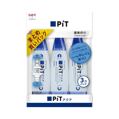 液体のり アクアピット 1パック(3個入)X5