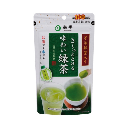 森半 さーっととける味わい緑茶 80g×3