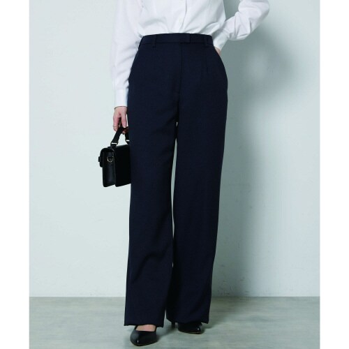 ワイドパンツAP6259ネイビー21号