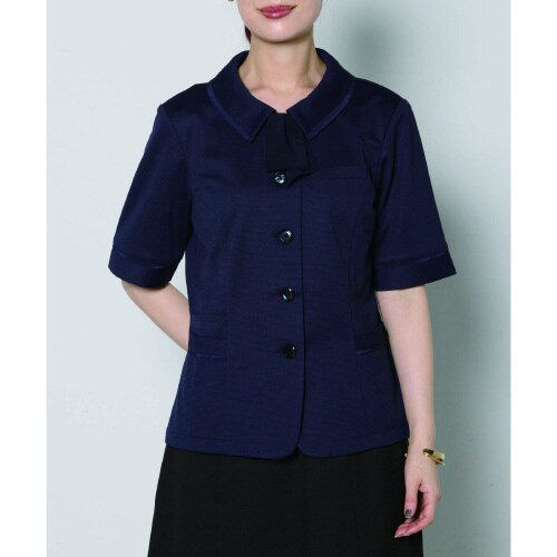 オーバーブラウスAJ0860ネイビー15号