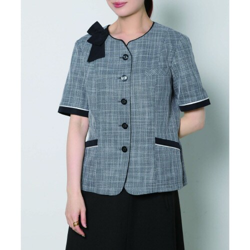 オーバーブラウスAJ0862モノトーン21号