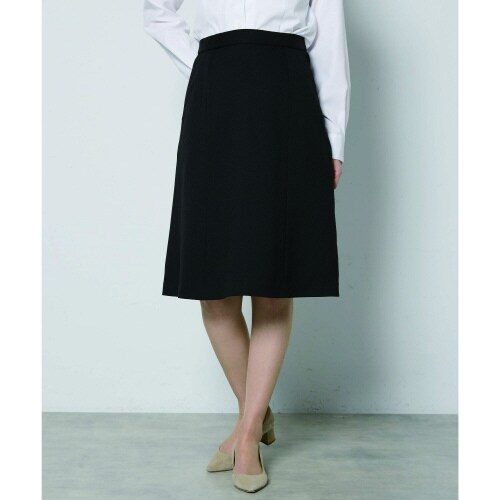 AラインスカートAS2349ブラック7号