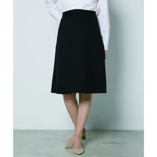 AラインスカートAS2349ブラック17号