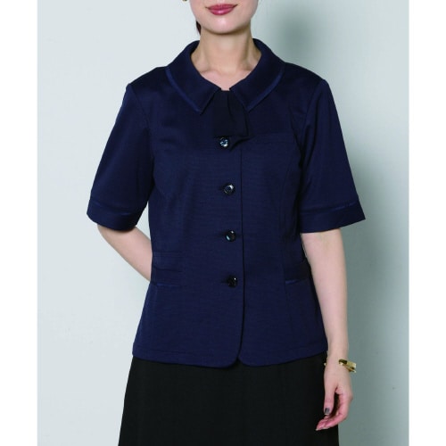 オーバーブラウスAJ0860ネイビー19号