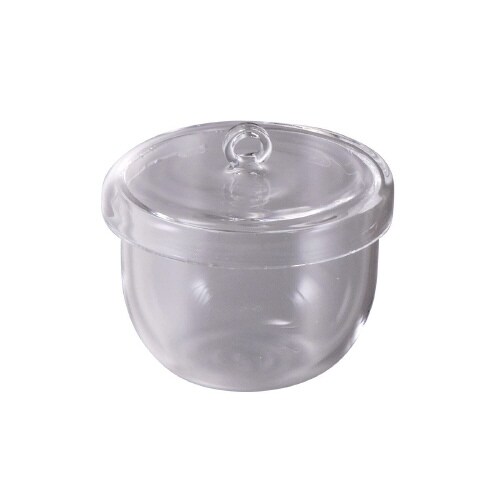 石英るつぼ(蓋付) cr100(100mL)
