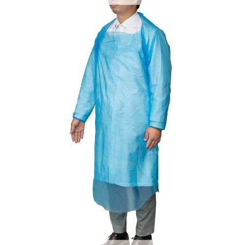 PEガウン(袖口ゴム) JMG01(25枚)