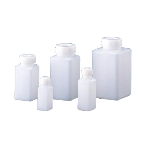 ポリ角型規格瓶(中栓付) KP−100×25