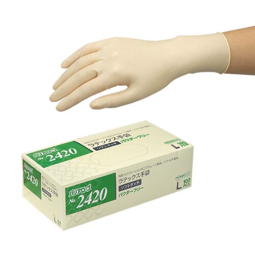 ラテックス手袋 ソフトタッチ 2420−S×2