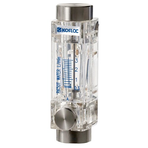 大流量用樹脂製流量計 RK50T−0−WATER