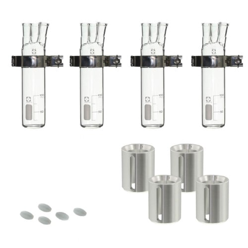 セパラブルフラスコ反応容器セット 100mL 4個